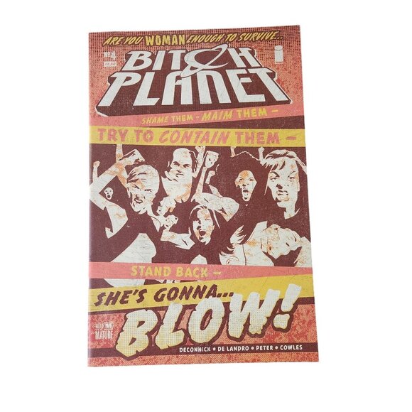 Image Bitch Planet #4 2015 Comic Book Collector Bagged Boarded - Picture 1 of 2